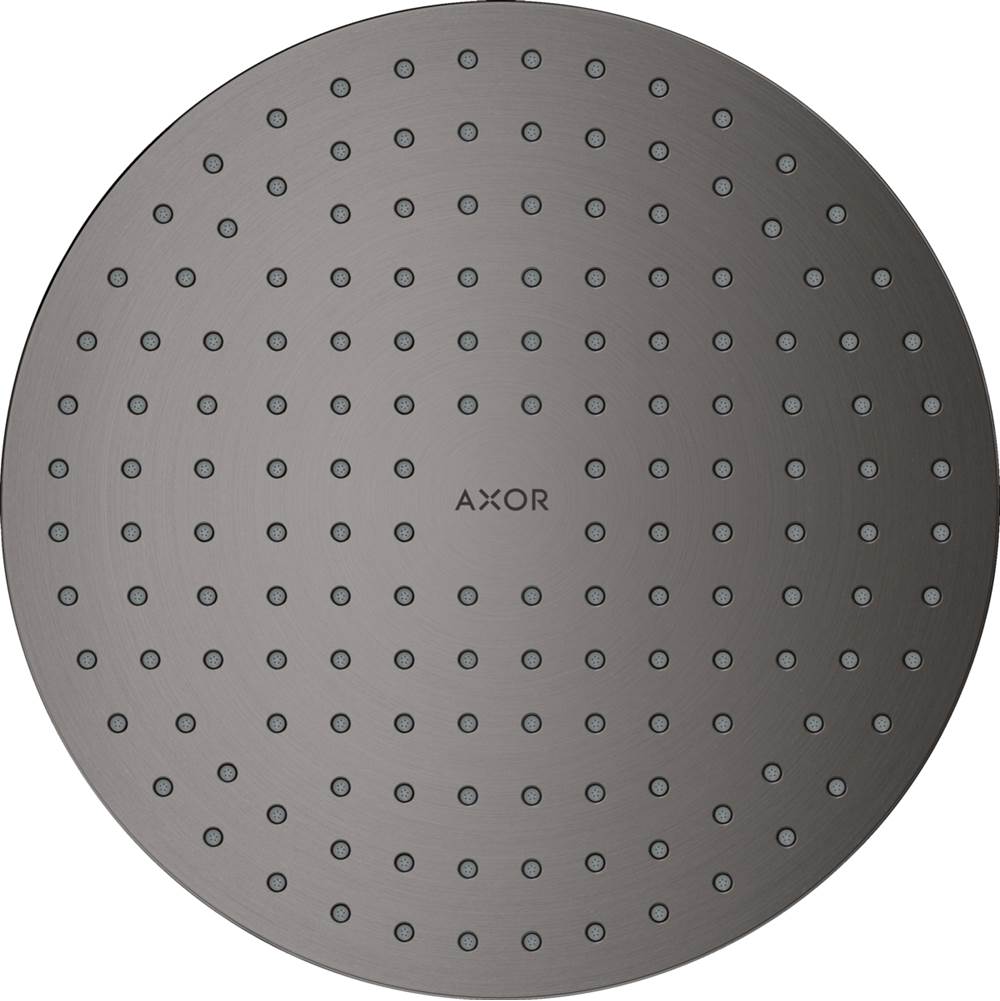 Axor ShowerSolutions Showerhead 250 2-Jet, 1.75 GPM in Brushed Black Chrome
