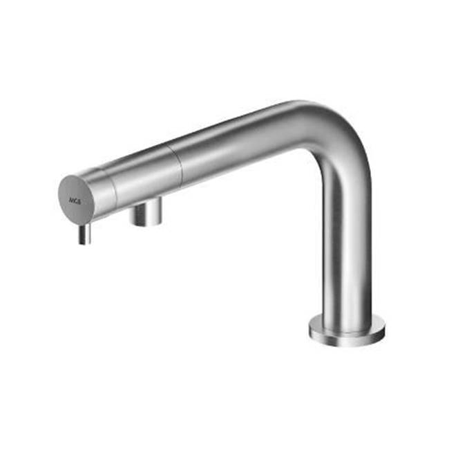 MGS Bagno Minimal Single-hole Basin Faucet (without drain) Stainless Steel Polished