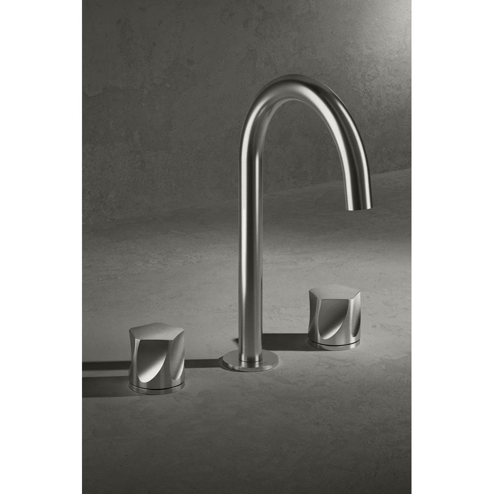 MGS Bagno Penta Three-hole Basin Faucet (without drain) Stainless Steel Matte
