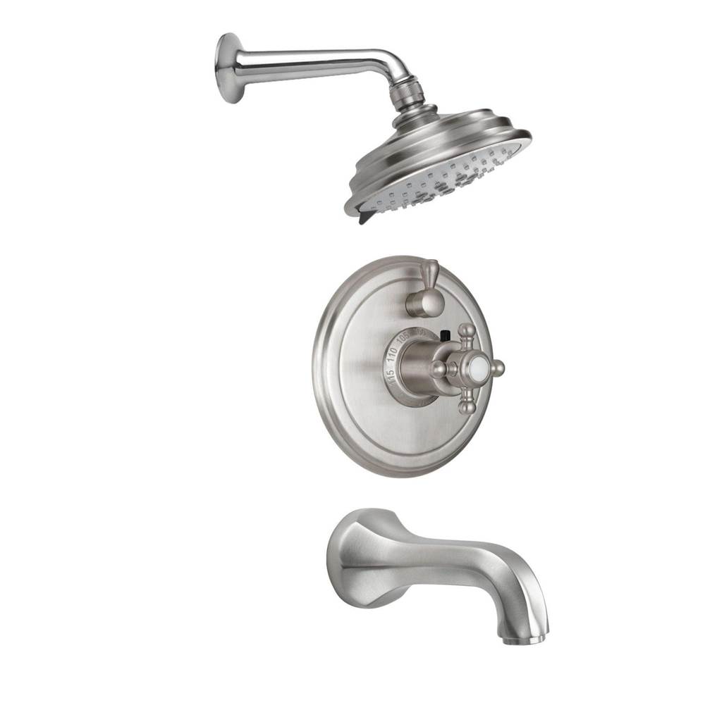 California Faucets Monterey StyleTherm® 1/2'' Thermostatic Shower System with Showerhead and Tub Spout