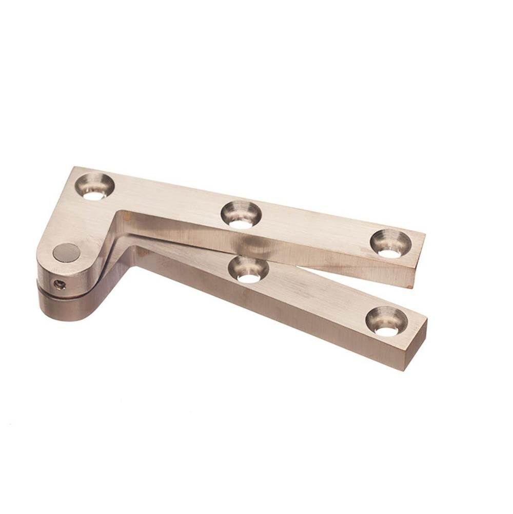 Colonial Bronze Removable Small From Pin Pivot Hinge Hand Finished in Matte Satin Chrome