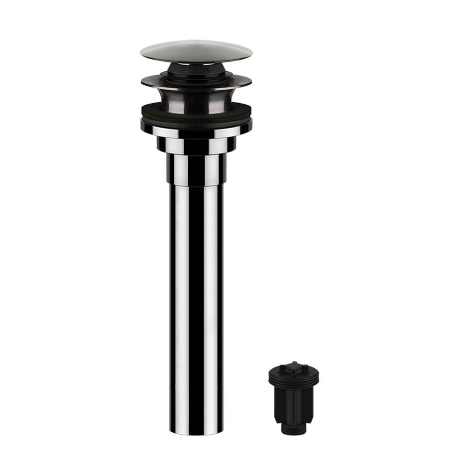 Gessi 1 1/4'' Push Drain With Or Without Overflow Feature - Recommended For Gessi 316 Collection