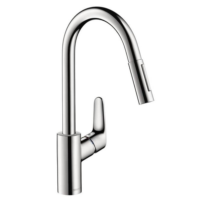 Hansgrohe Focus Prep Kitchen Faucet, 2-Spray Pull-Down, 1.75 GPM in Chrome