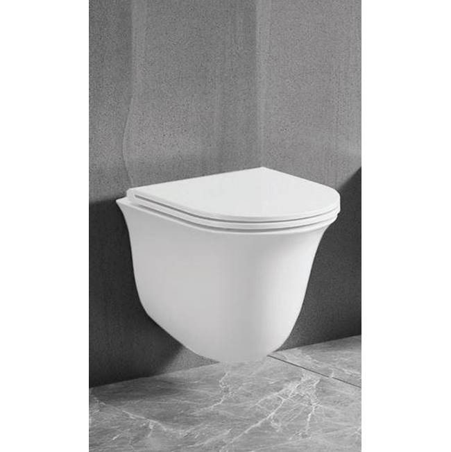 Icera Lily Wallhung Toilet Bowl Euro EL White