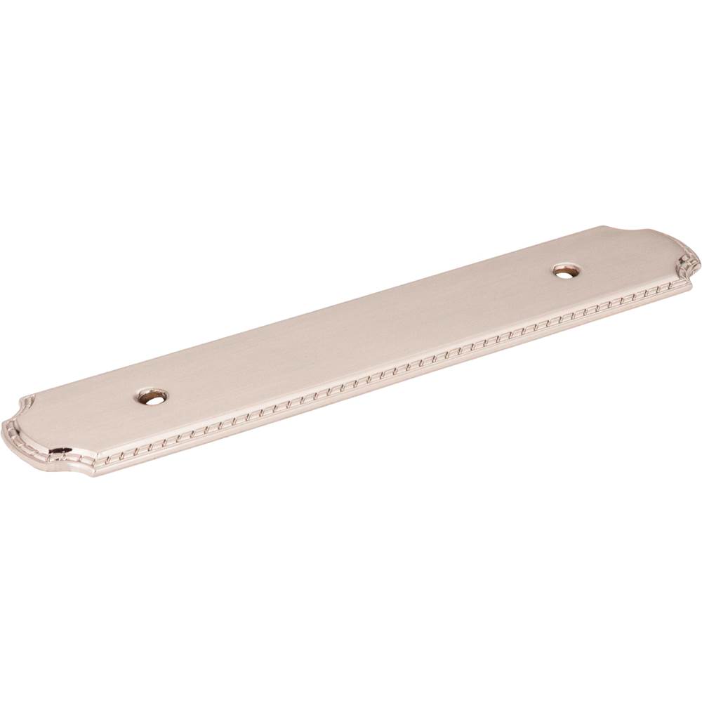 Jeffrey Alexander 6-1/8'' O.L. (96 mm Center-to-Center) Satin Nickel Rope Pull Backplate