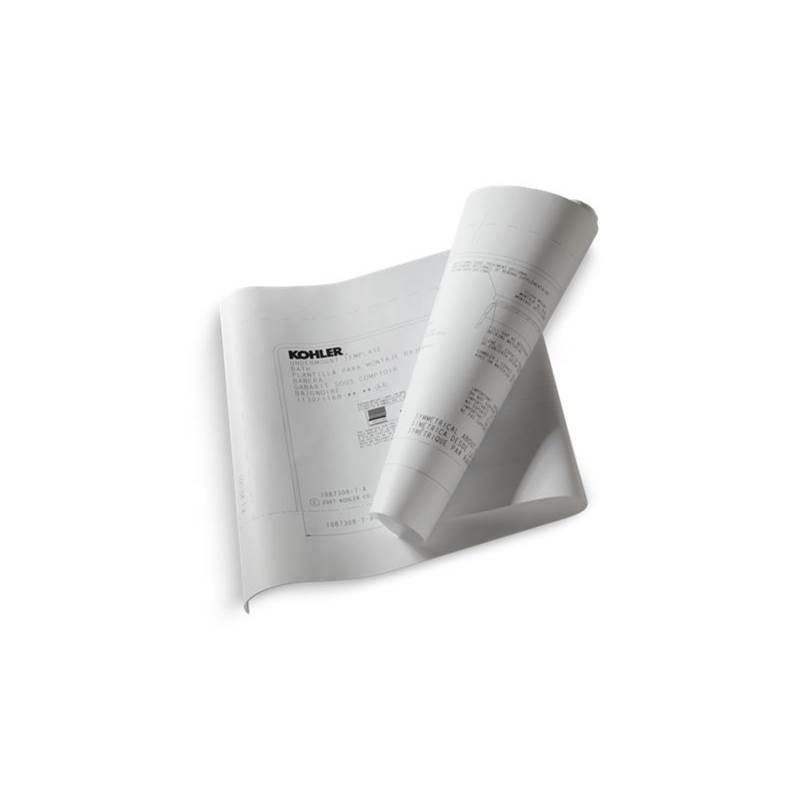 Kohler Tea-for-Two® Undermount installation kit for use with 72'' Tea-for-Two® baths and whirlpools