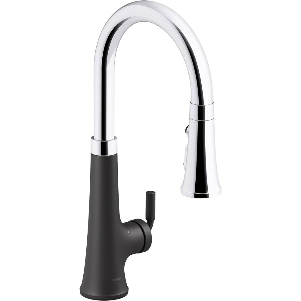 Kohler Tone™ Touchless pull-down kitchen sink faucet with KOHLER® Konnect