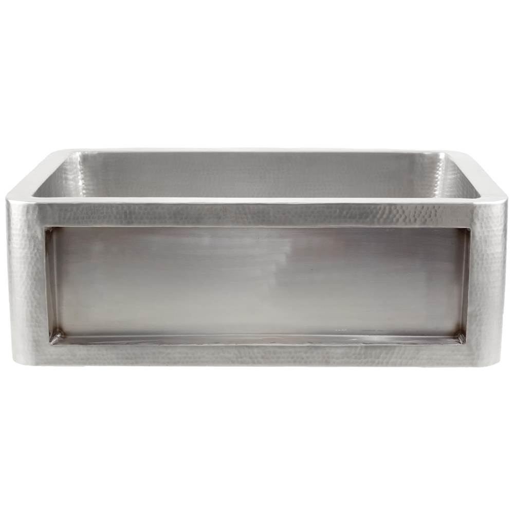 Linkasink Smooth Inset Apron Front Kitchen Sink - Undermount  (Price Does Not Include Panel)