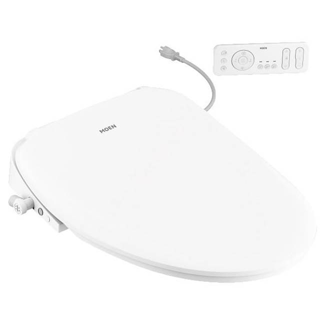Moen 5-Series Premium Electric Bidet Seat for Elongated Toilet in White