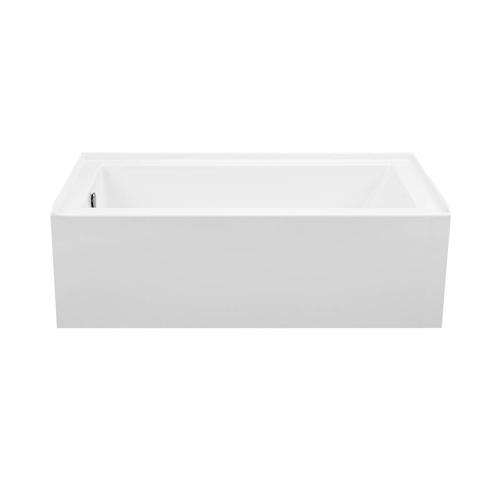 MTI Baths Cameron 3 Acrylic Cxl Integral Skirted Lh Drain Air Bath Elite - White (66X32)