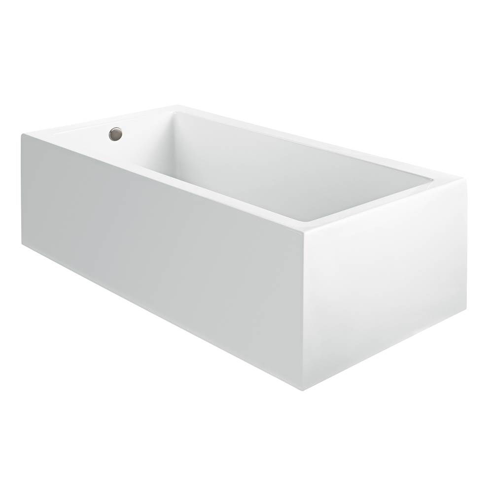 MTI Baths Andrea 4A Acrylic Cxl Sculpted 4 Side Air Bath - White (66X31.75)