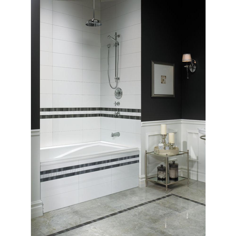 Neptune DELIGHT bathtub 36x72 with Tiling Flange, Right drain, Whirlpool/Mass-Air/Activ-Air, White