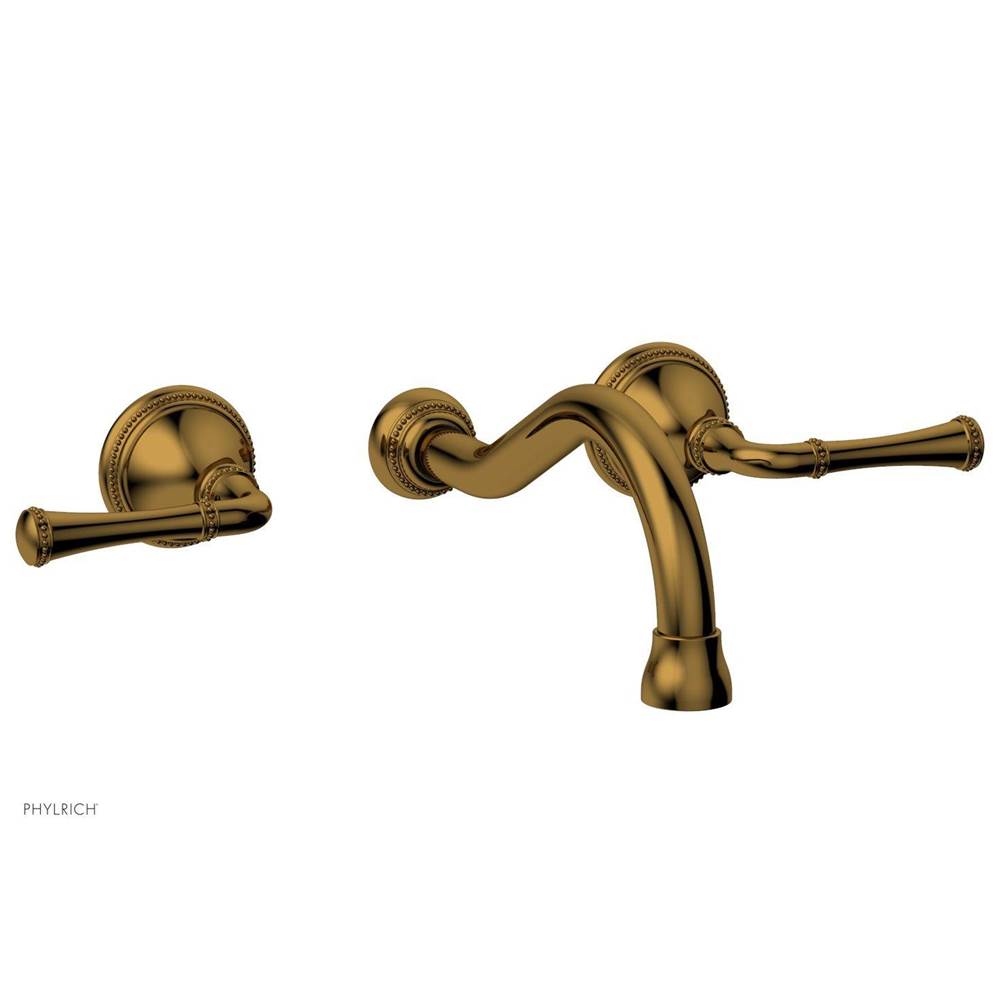 Phylrich BEADED Wall Tub Set - Lever Handles 207-56