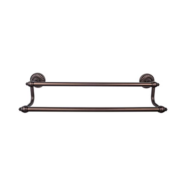 Top Knobs Tuscany Bath Towel Bar 30 Inch Double Oil Rubbed Bronze