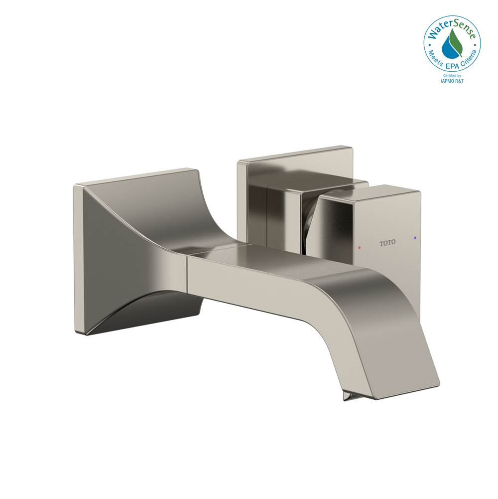TOTO Toto® Gc 1.2 Gpm Wall-Mount Single-Handle Bathroom Faucet With Comfort Glide Technology, Polished Nickel