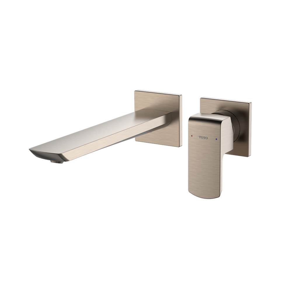 TOTO Toto® Gr 1.2 Gpm Wall-Mount Single-Handle Bathroom Faucet With Comfort Glide™ Technology, Brushed Nickel