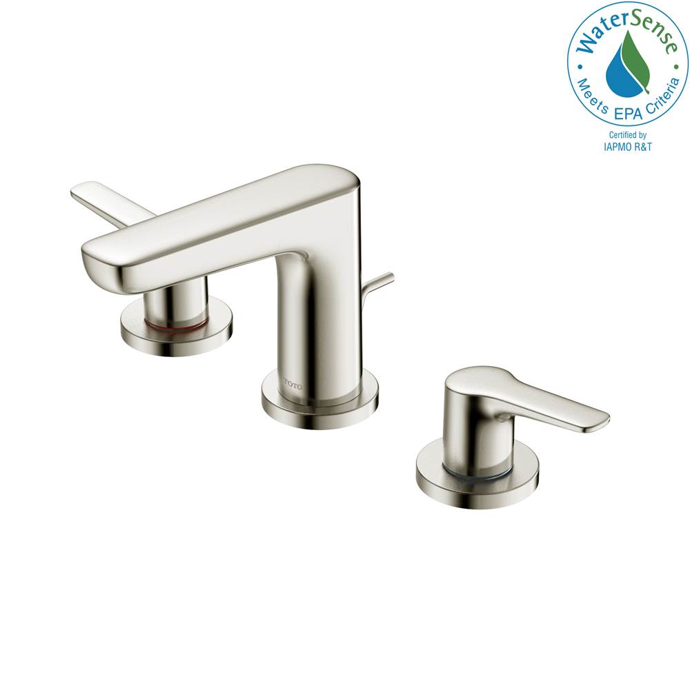 TOTO Toto® Gs 1.2 Gpm Two Handle Widespread Bathroom Sink Faucet, Brushed Nickel