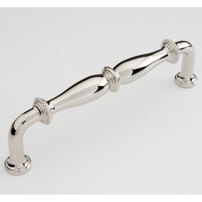 Water Street Brass Bead 4'' Pull - Polished Silver