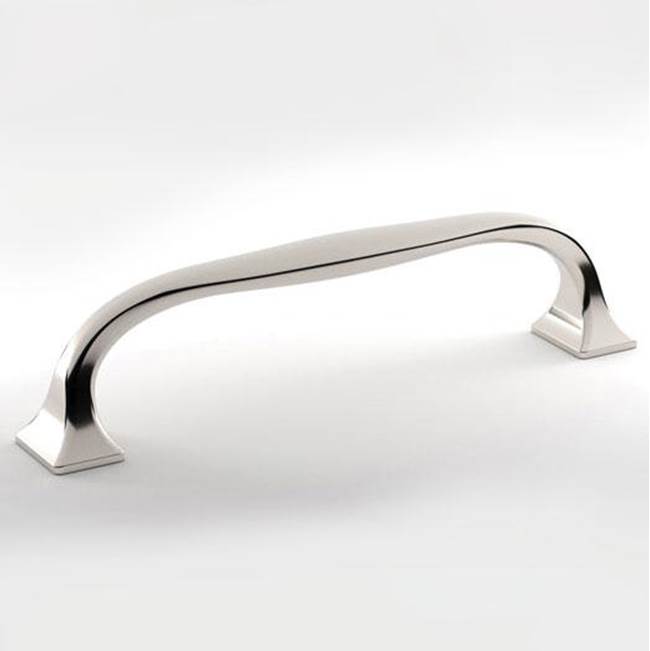 Water Street Brass Lexington 4'' Pull - Hammered - Polished Brass No Lacquer