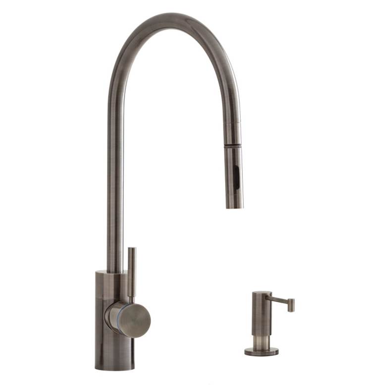Waterstone Waterstone Contemporary Extended Reach PLP Pulldown Faucet - Toggle Sprayer - 2pc. Suite