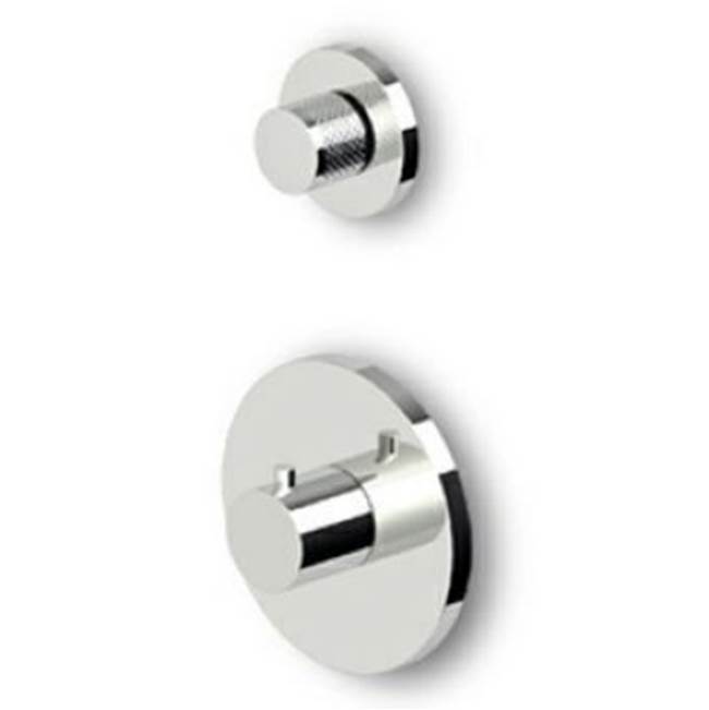 Zucchetti USA Built-in thermostatic shower mixer with volume control.