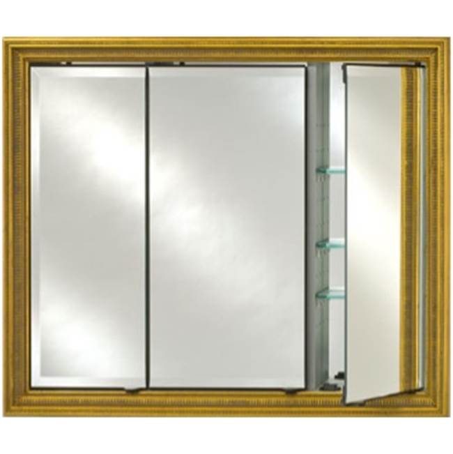 Afina Corporation Triple Door 47X36 Recessed Chateau Gold