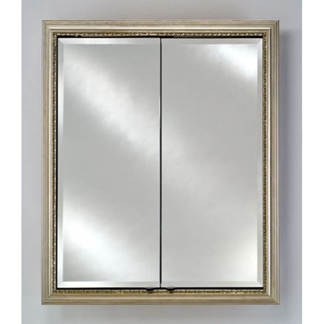 Afina Corporation Double Door 31X36 Recessed Elegance Silver