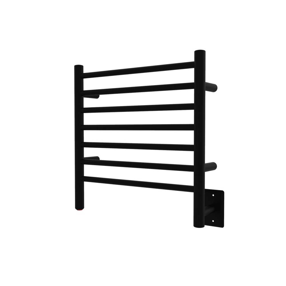 Amba Products Radiant Small 7 Bar Towel Warmer in Matte Black