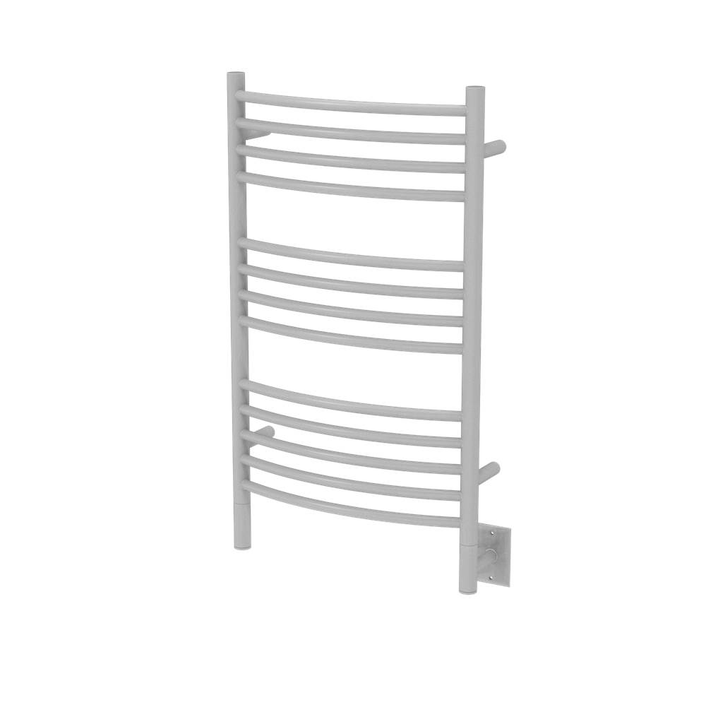 Amba Products Amba Jeeves 20-1/2-Inch x 36-Inch Curved Towel Warmer, White