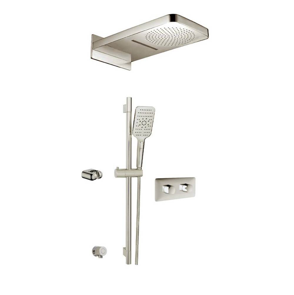 Aquabrass Inabox 4 Shower Faucet - 3 Way Shared - T12123 Valve Required