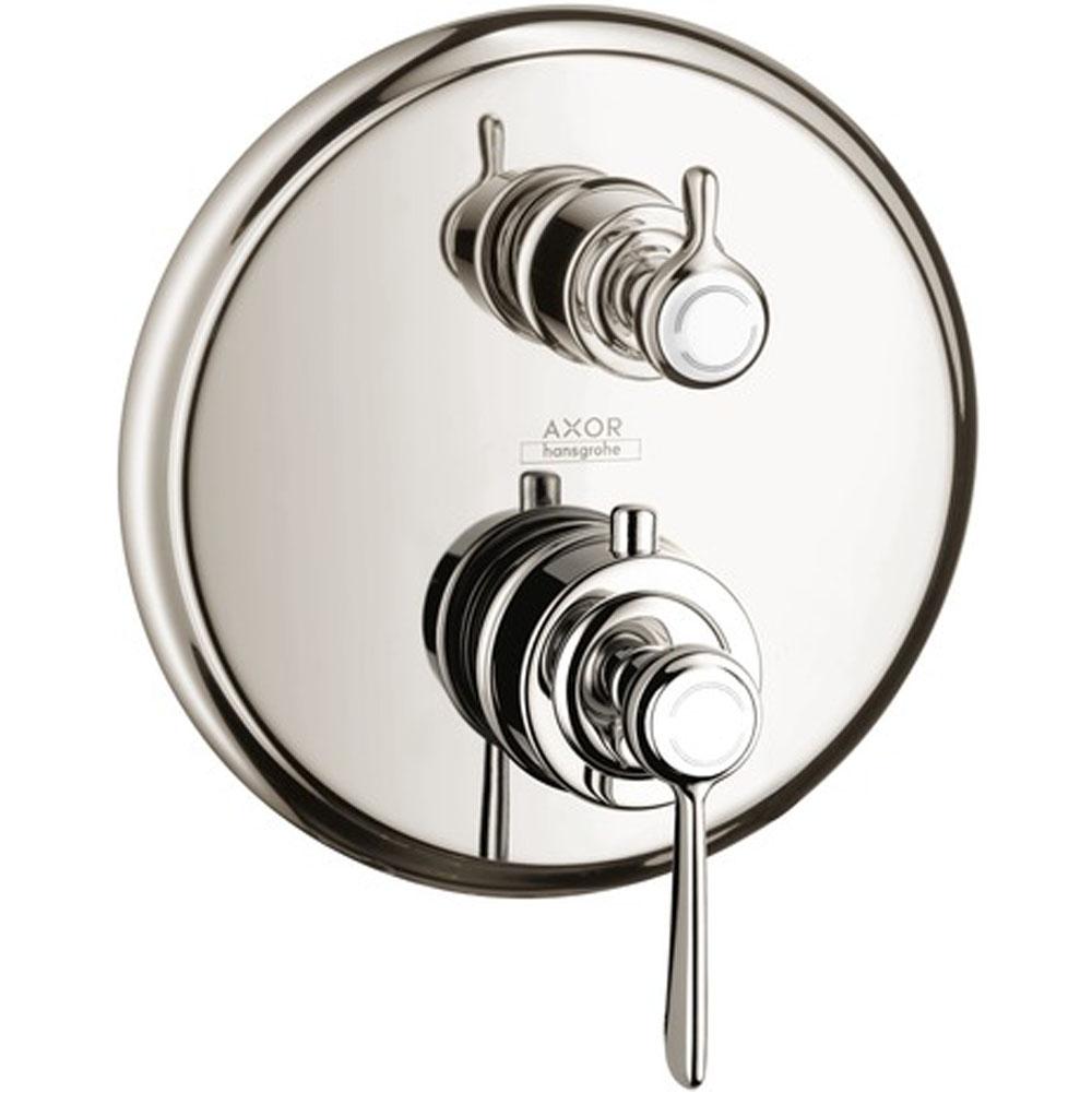 Axor Montreux Thermostatic Trim with Volume Control and Diverter in Polished Nickel