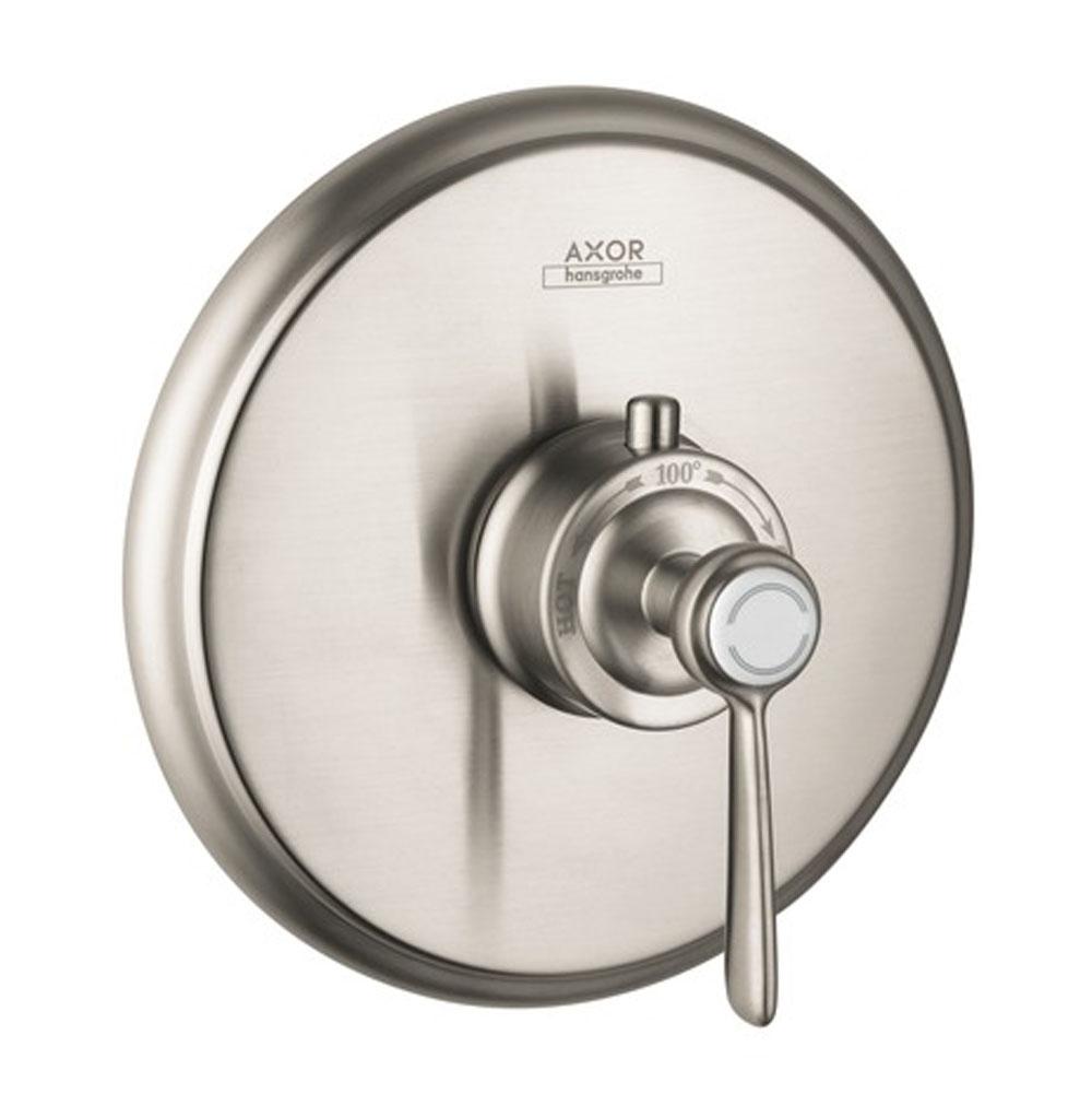 Axor Montreux Thermostatic Trim with Lever Handle in Brushed Nickel