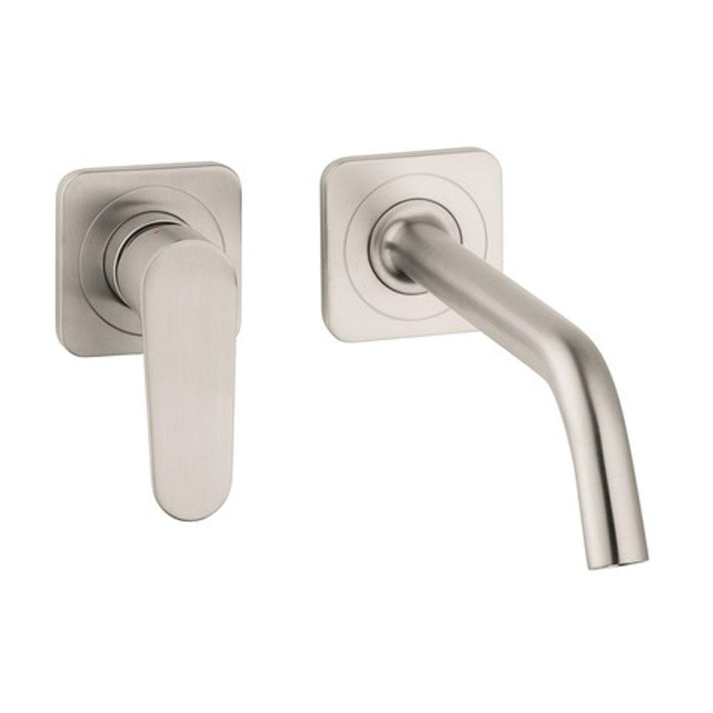 Axor Citterio M Wall-Mounted Single-Handle Faucet Trim, 1.2 GPM in Brushed Nickel