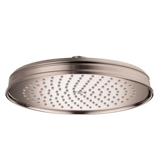 Axor Montreux Showerhead 240 1-Jet, 2.0 GPM in Brushed Nickel