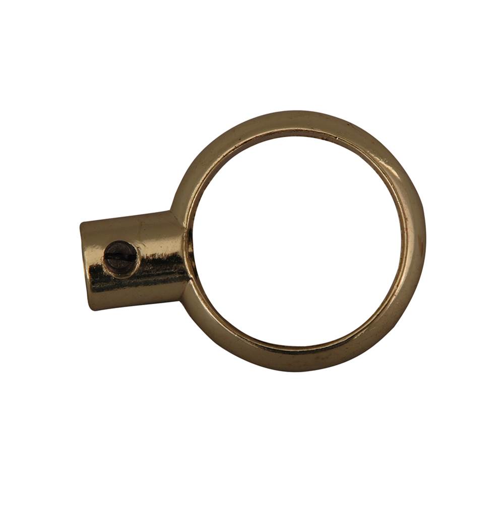Barclay Eye Loop for 340 Ceiling Support, Polished Brass