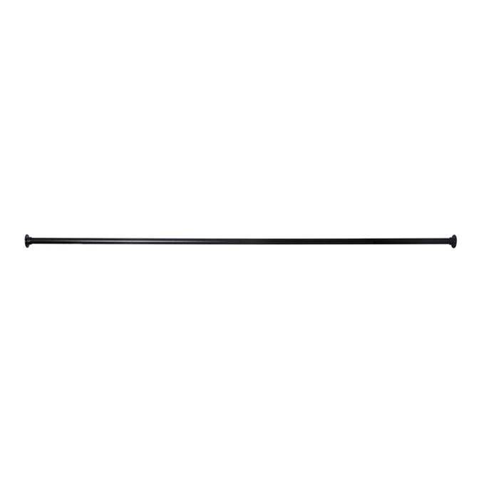 Barclay 4100 Straight Rod, 72'', w/310 Flanges, Matte Black