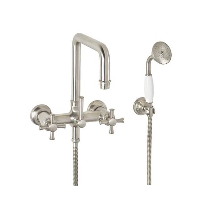 California Faucets Traditional Wall Mount Tub Filler - Quad Spout
