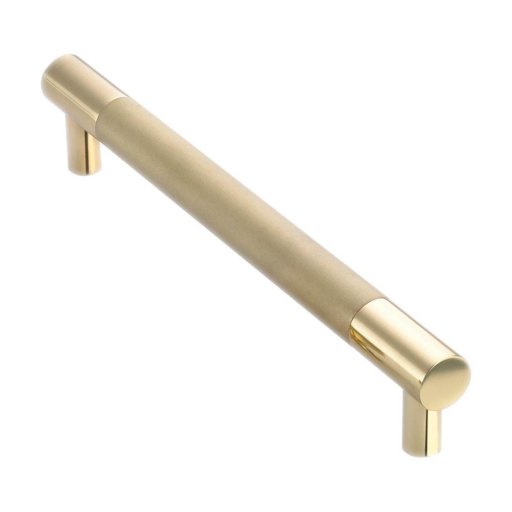 Colonial Bronze Cabinet, Appliance, Door and Shower Door Pull Hand Finished in Satin Nickel and Polished Brass