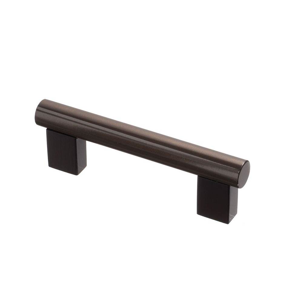 Colonial Bronze Cabinet Pull Hand Finished in Matte Satin Nickel