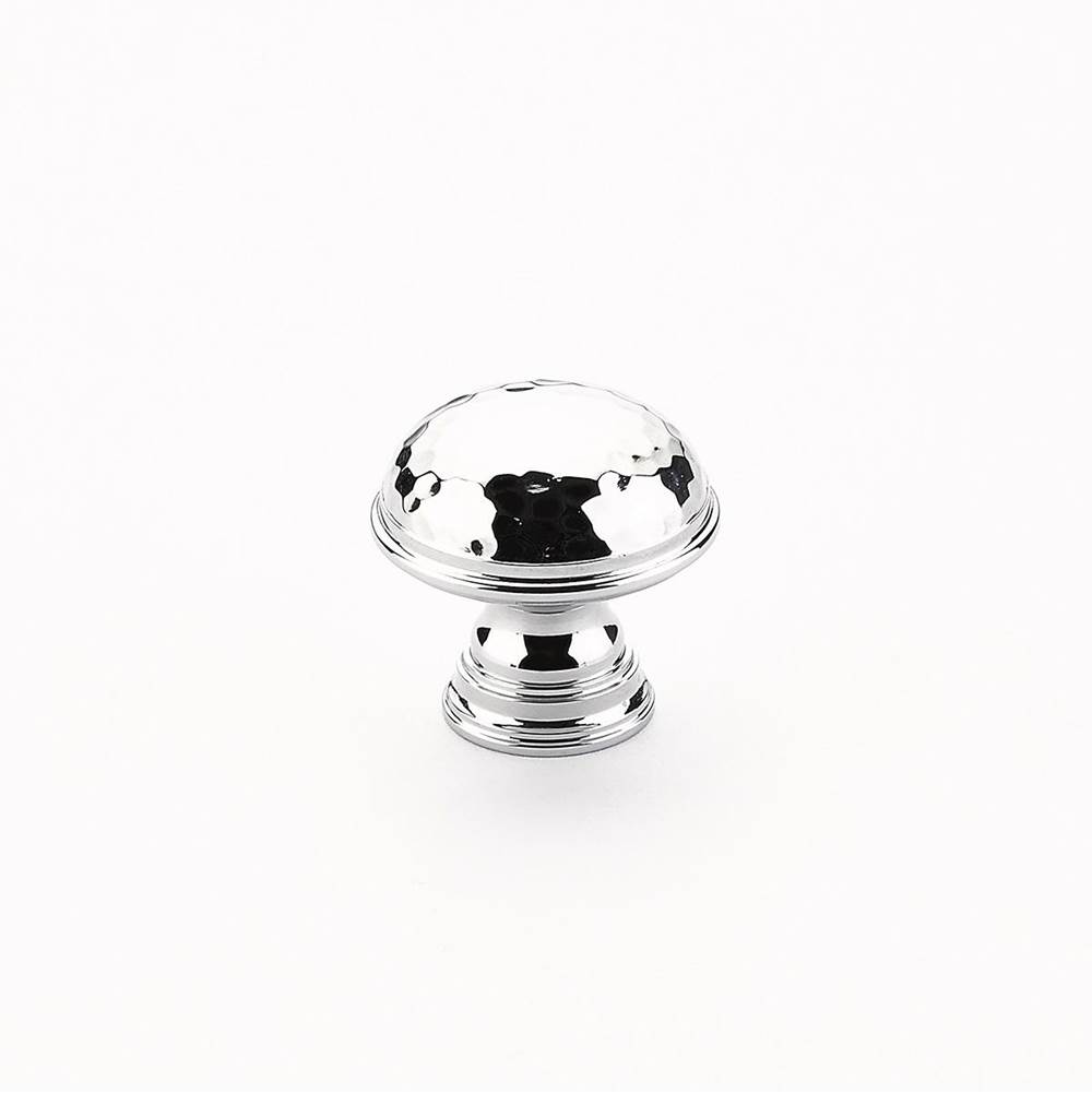 Colonial Bronze T Cabinet Knob Hand Finished in Polished Chrome