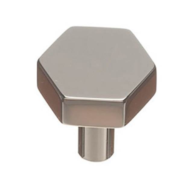 Colonial Bronze Cabinet Knob Hand Finished in Nickel Stainless