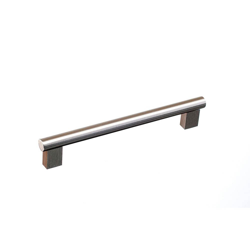 Colonial Bronze Cabinet Pull Hand Finished in Satin Nickel