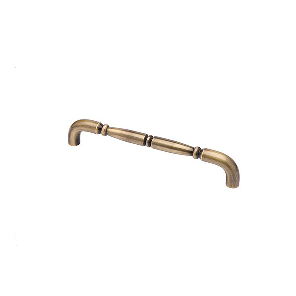 Colonial Bronze Cabinet, Appliance, Door and Shower Pull Hand Finished in Satin Brass