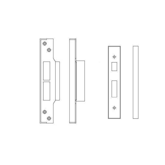 Designer Doorware Protector Lock Rebate Kit Suits Ls45 and Ls60