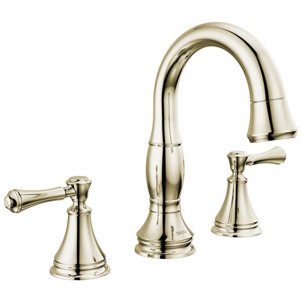 Delta Faucet Cassidy™ Two Handle Widespread Pull Down Bathroom Faucet
