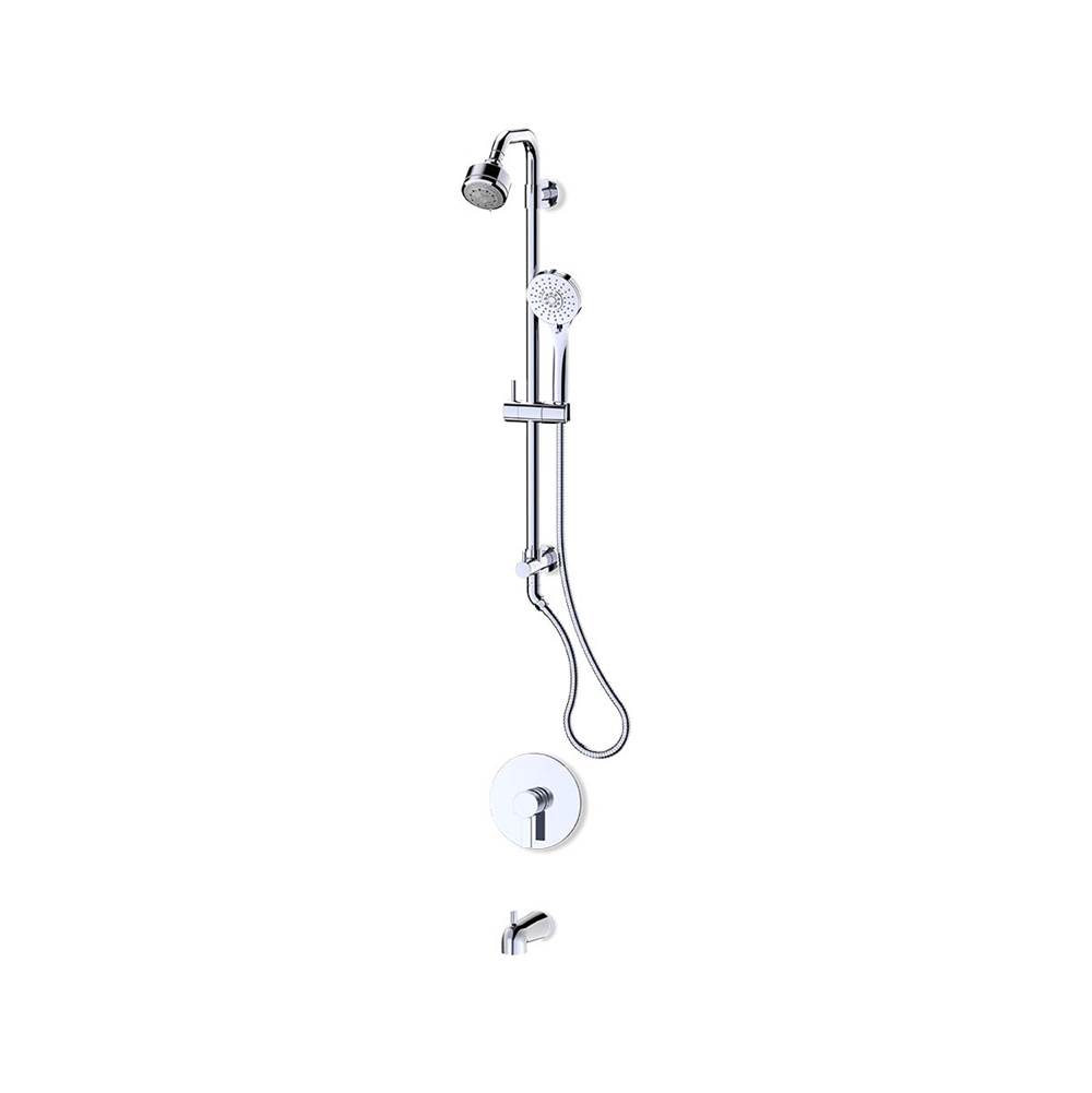 Fluid fluid Citi 5 Function Shower Trim Kit (26'') - Brushed Nickel