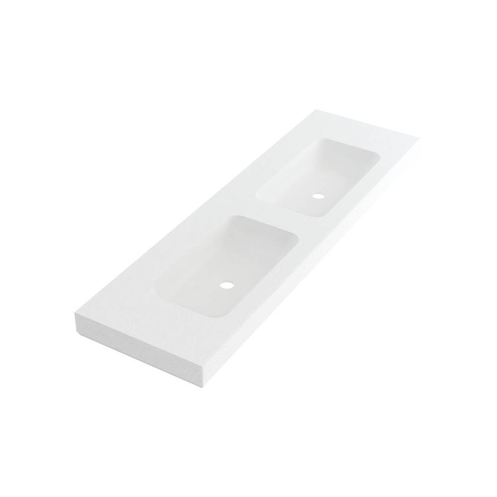Fiora US Wall Mount Double Lav 63X19 1-Hole