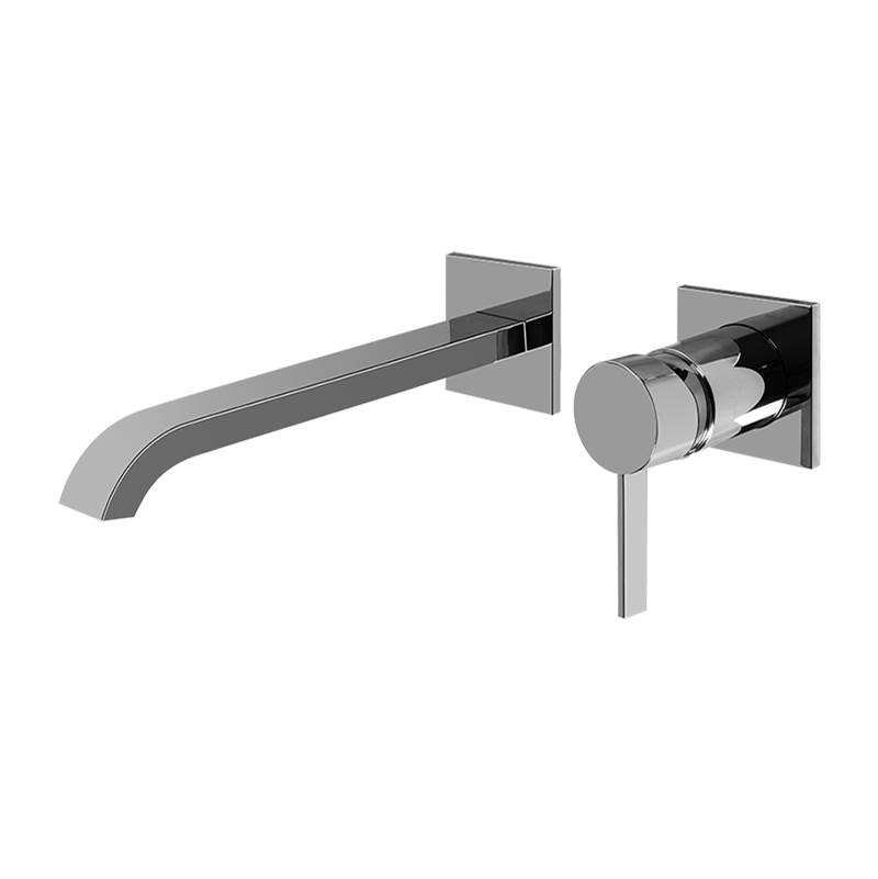 Graff Qubic Tre Wall-Mounted Lavatory Faucet w/Single Handle - Trim Only