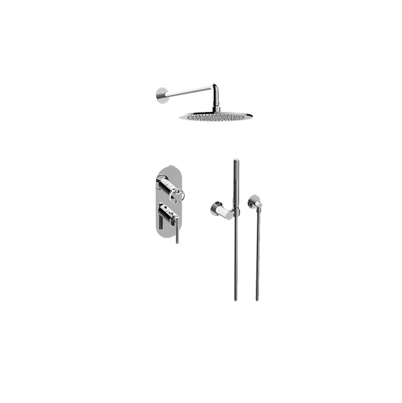 Graff M-Series Thermostatic Shower System - Shower with Handshower (Trim Only)