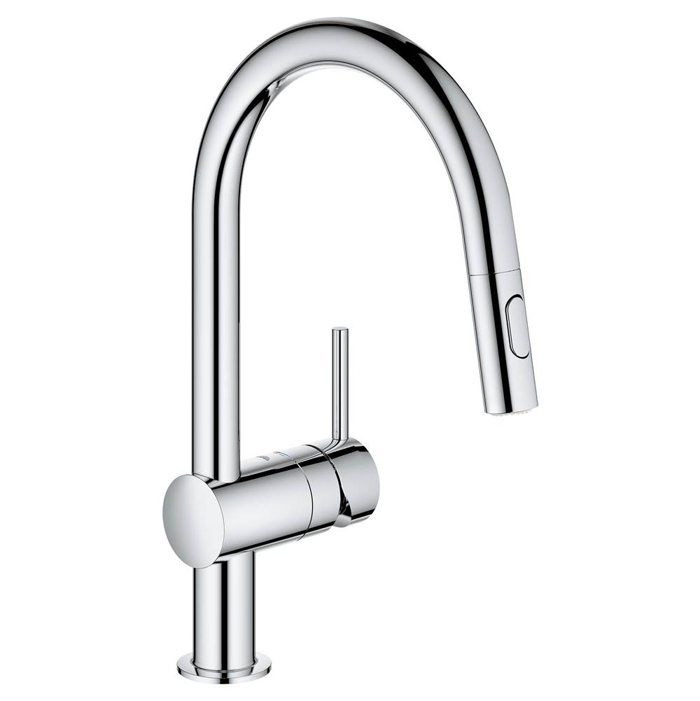 Grohe Minta Single-Handle Pull-Down Kitchen Faucet Dual Spray 1.75 GPM